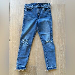Gap Blue Distressed Women Jeans
